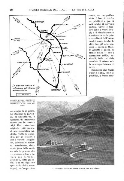 Le vie d'Italia turismo nazionale, movimento dei forestieri, prodotto italiano