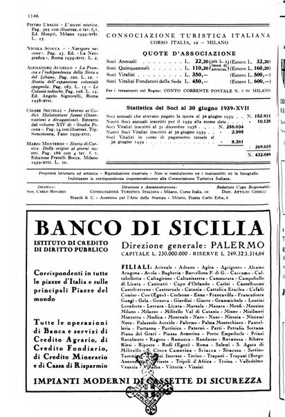 Le vie d'Italia turismo nazionale, movimento dei forestieri, prodotto italiano