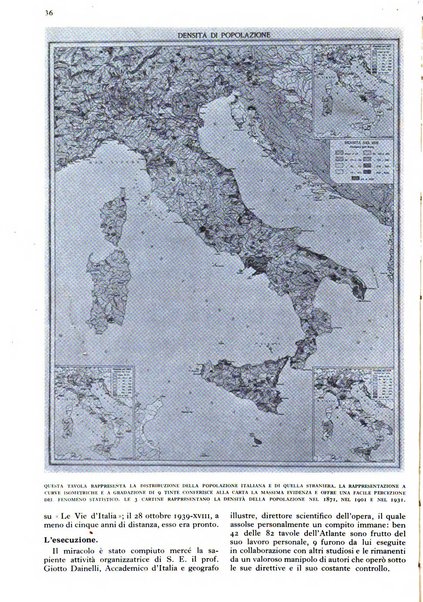 Le vie d'Italia turismo nazionale, movimento dei forestieri, prodotto italiano