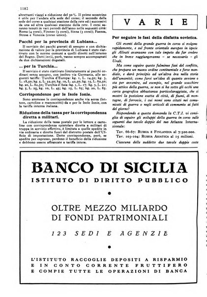 Le vie d'Italia turismo nazionale, movimento dei forestieri, prodotto italiano