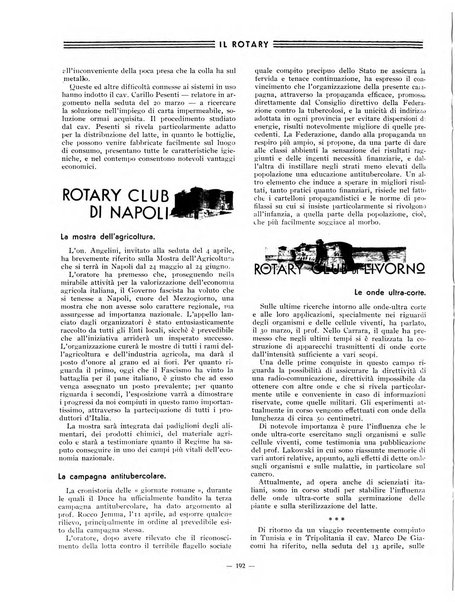 Il Rotary organo ufficiale dei Rotary clubs d'Italia