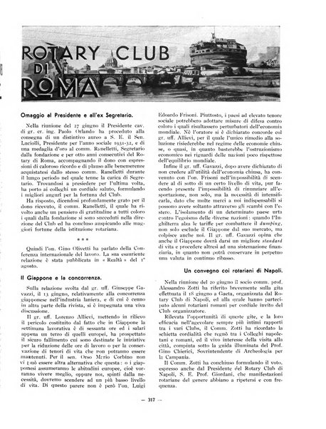 Il Rotary organo ufficiale dei Rotary clubs d'Italia