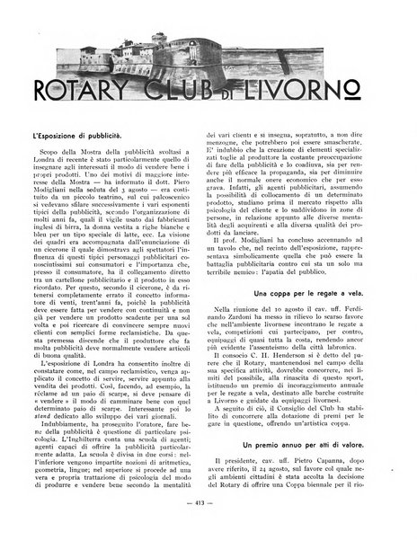 Il Rotary organo ufficiale dei Rotary clubs d'Italia