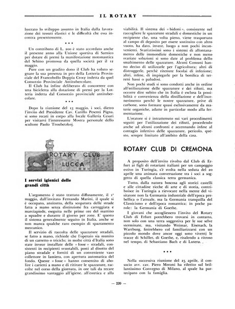 Il Rotary organo ufficiale dei Rotary clubs d'Italia