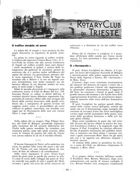 Il Rotary organo ufficiale dei Rotary clubs d'Italia