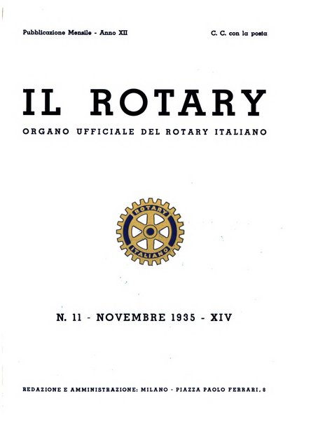 Il Rotary organo ufficiale dei Rotary clubs d'Italia