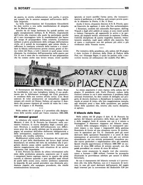 Il Rotary organo ufficiale dei Rotary clubs d'Italia