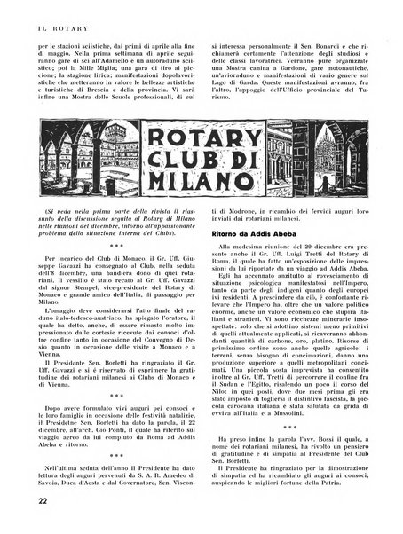 Il Rotary organo ufficiale dei Rotary clubs d'Italia