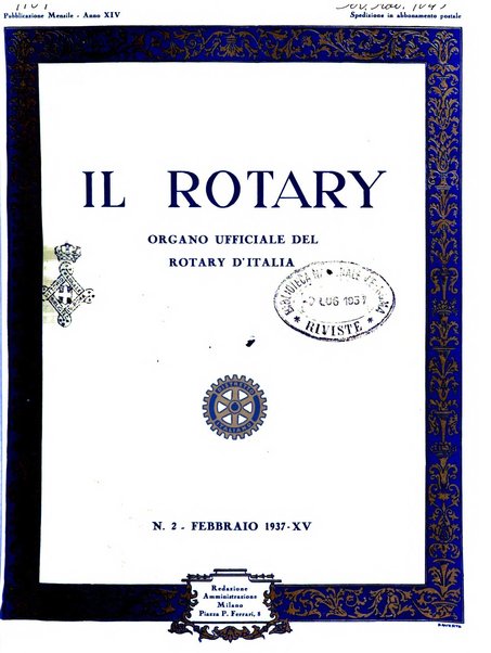 Il Rotary organo ufficiale dei Rotary clubs d'Italia