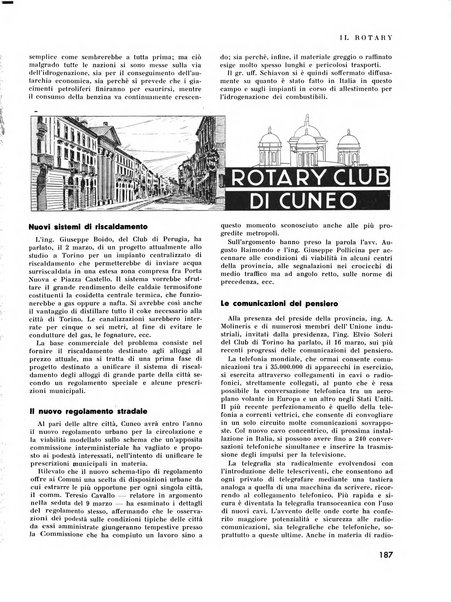 Il Rotary organo ufficiale dei Rotary clubs d'Italia