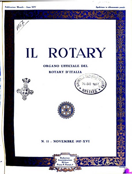 Il Rotary organo ufficiale dei Rotary clubs d'Italia