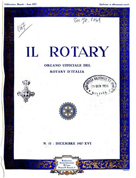 Il Rotary organo ufficiale dei Rotary clubs d'Italia