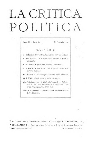 La critica politica