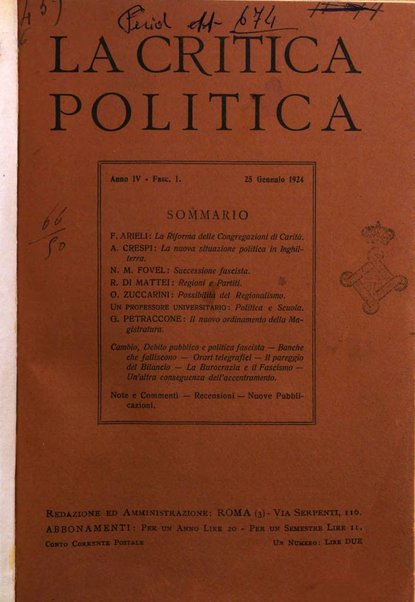 La critica politica