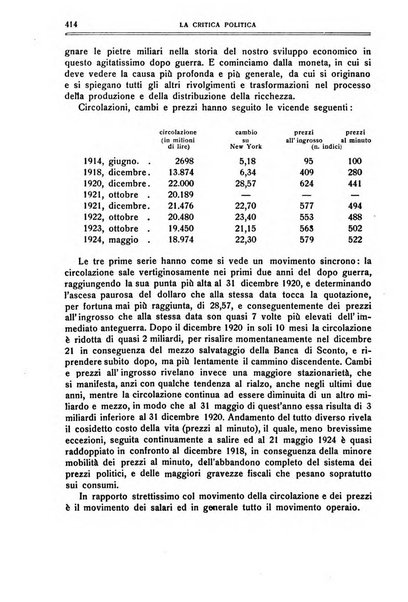 La critica politica