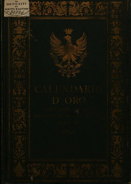 Calendario d'oro annuario nobiliare diplomatico araldico