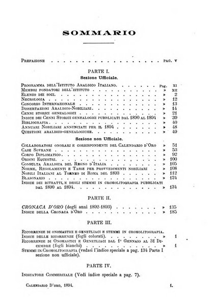 Calendario d'oro annuario nobiliare diplomatico araldico