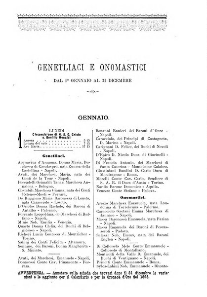 Calendario d'oro annuario nobiliare diplomatico araldico