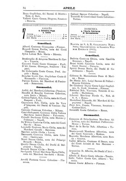 Calendario d'oro annuario nobiliare diplomatico araldico