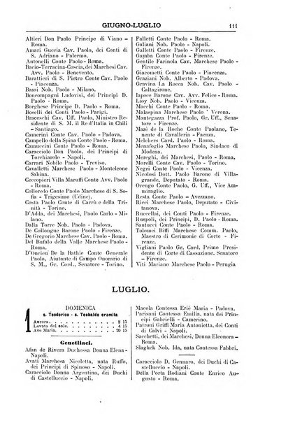 Calendario d'oro annuario nobiliare diplomatico araldico