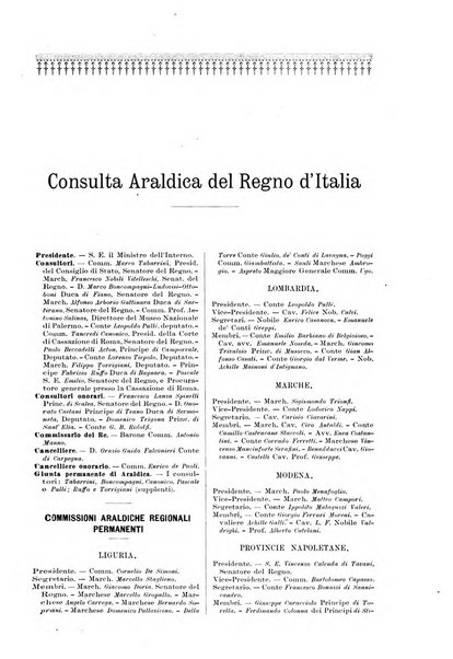 Calendario d'oro annuario nobiliare diplomatico araldico