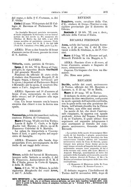 Calendario d'oro annuario nobiliare diplomatico araldico