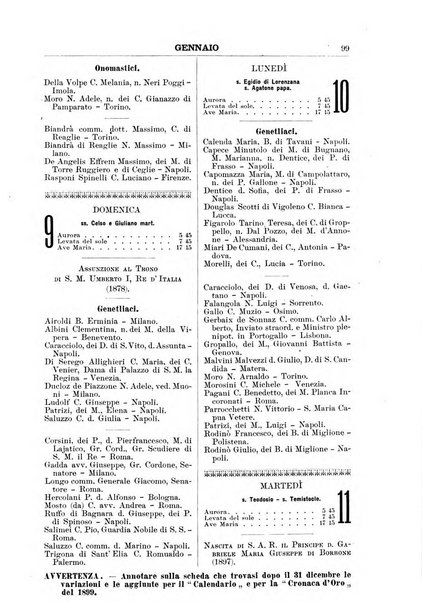 Calendario d'oro annuario nobiliare diplomatico araldico