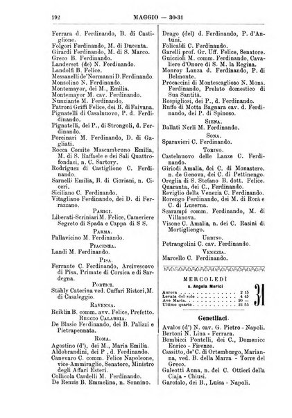 Calendario d'oro annuario nobiliare diplomatico araldico