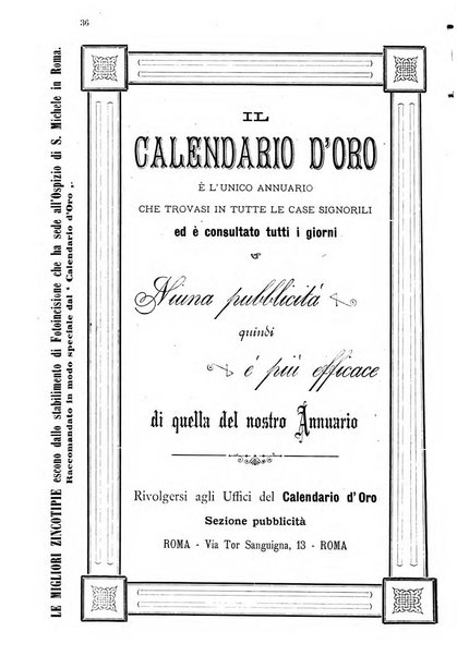 Calendario d'oro annuario nobiliare diplomatico araldico