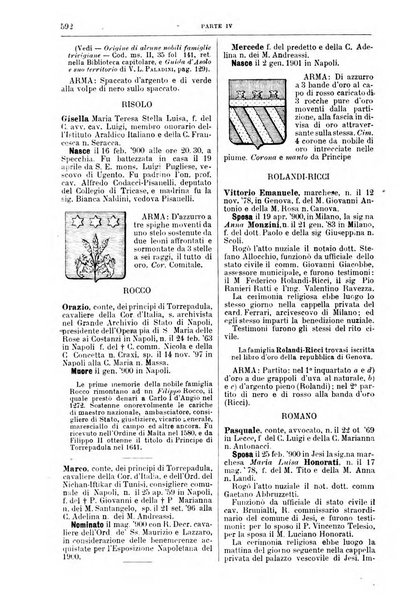 Calendario d'oro annuario nobiliare diplomatico araldico