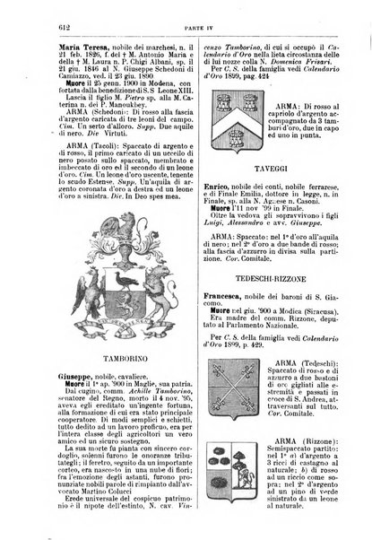 Calendario d'oro annuario nobiliare diplomatico araldico