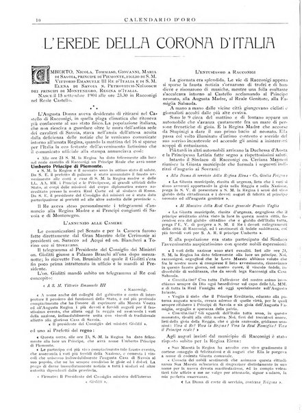 Calendario d'oro annuario nobiliare diplomatico araldico