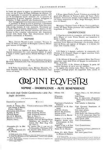 Calendario d'oro annuario nobiliare diplomatico araldico