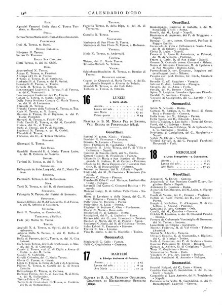 Calendario d'oro annuario nobiliare diplomatico araldico