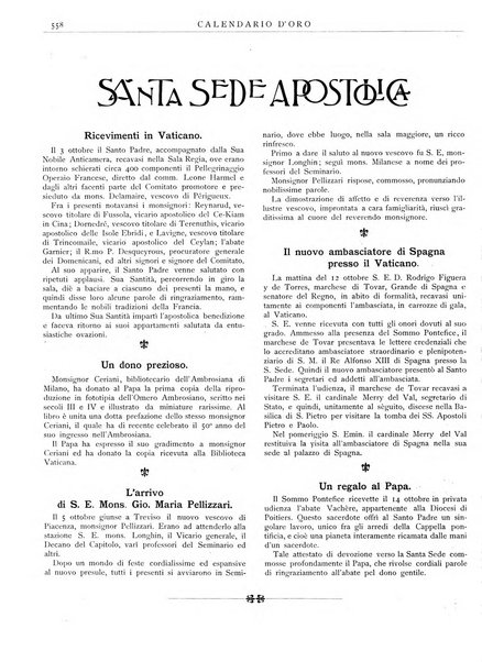 Calendario d'oro annuario nobiliare diplomatico araldico