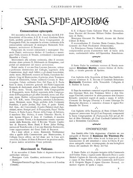 Calendario d'oro annuario nobiliare diplomatico araldico