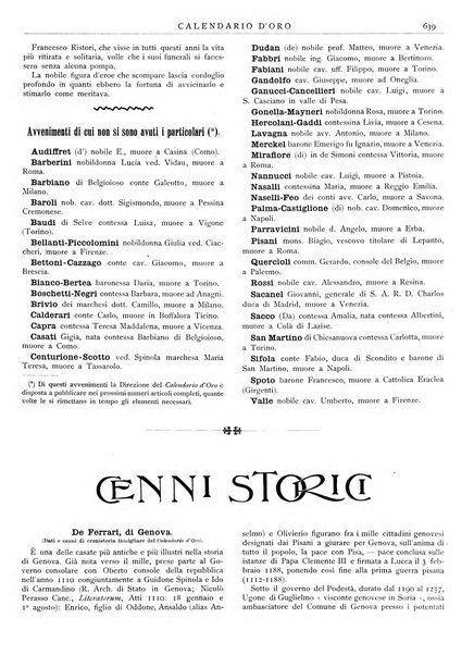 Calendario d'oro annuario nobiliare diplomatico araldico