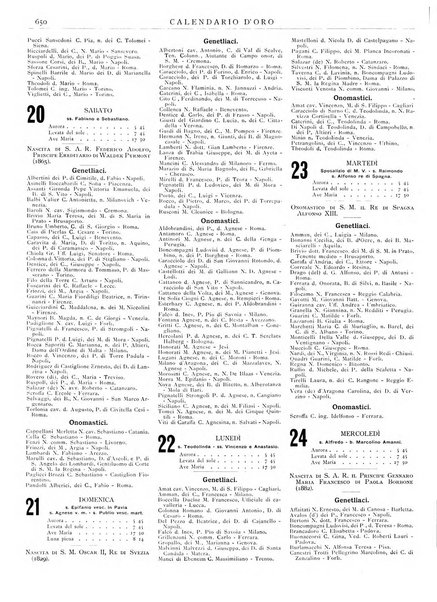 Calendario d'oro annuario nobiliare diplomatico araldico