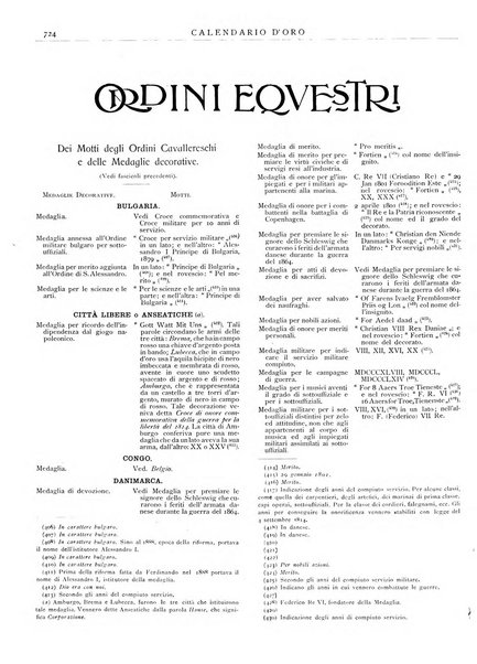 Calendario d'oro annuario nobiliare diplomatico araldico