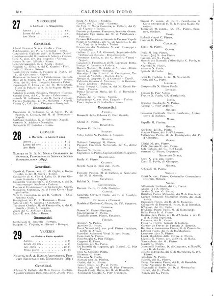 Calendario d'oro annuario nobiliare diplomatico araldico