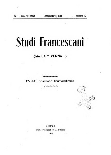 Studi francescani