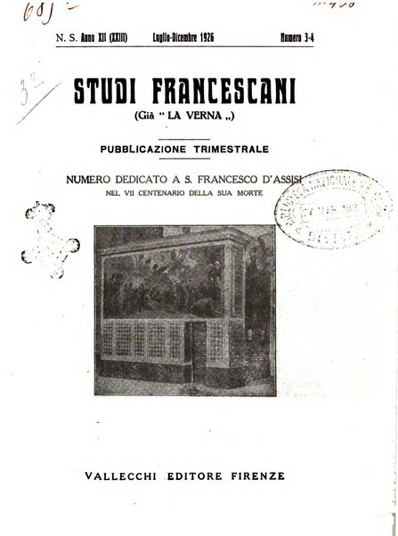 Studi francescani