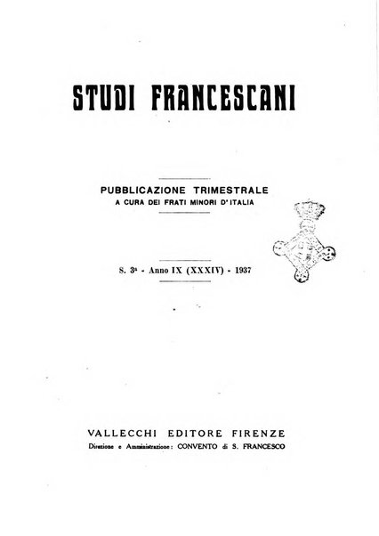 Studi francescani