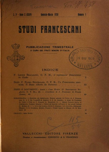 Studi francescani