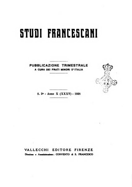 Studi francescani