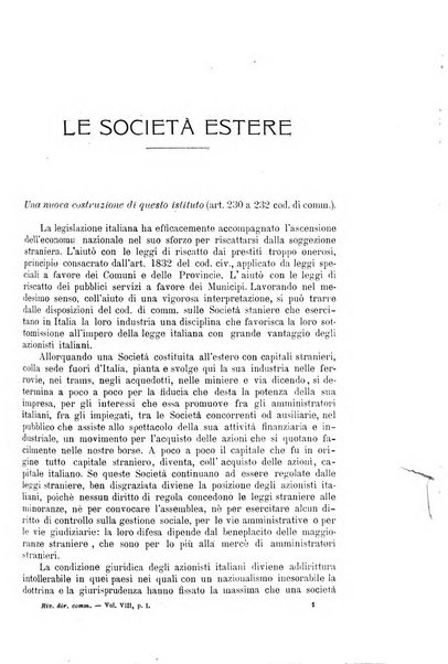 Rivista del diritto commerciale e del diritto generale delle obbligazioni