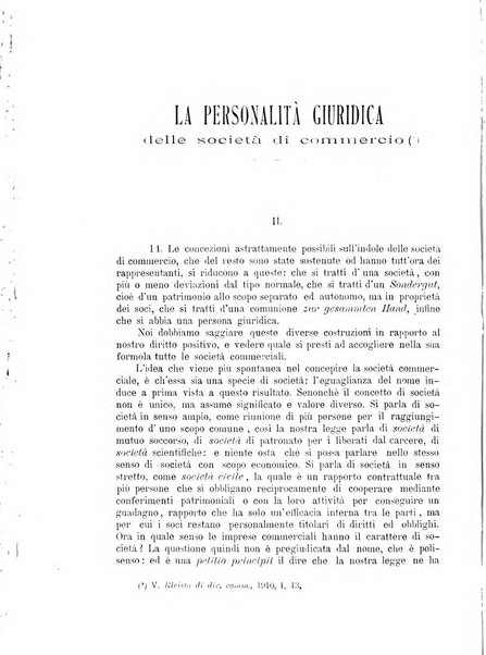 Rivista del diritto commerciale e del diritto generale delle obbligazioni