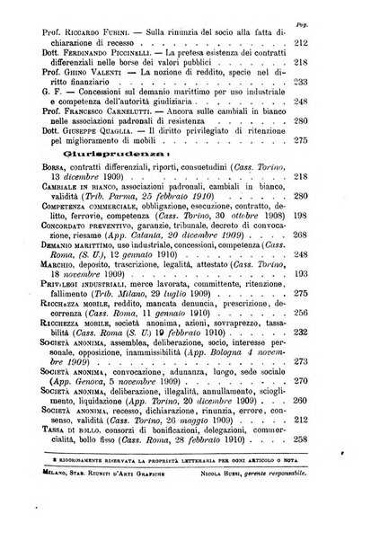 Rivista del diritto commerciale e del diritto generale delle obbligazioni