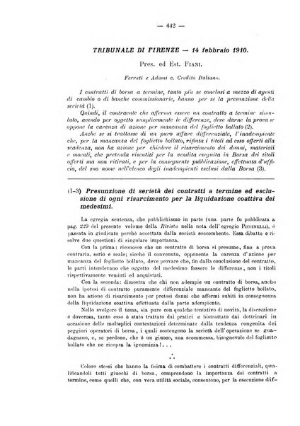 Rivista del diritto commerciale e del diritto generale delle obbligazioni