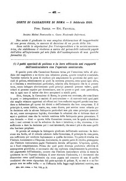 Rivista del diritto commerciale e del diritto generale delle obbligazioni